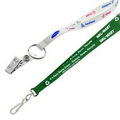 3/8" Recycled Screen Printed Lanyard (Direct Import - 10 Weeks Ocean)